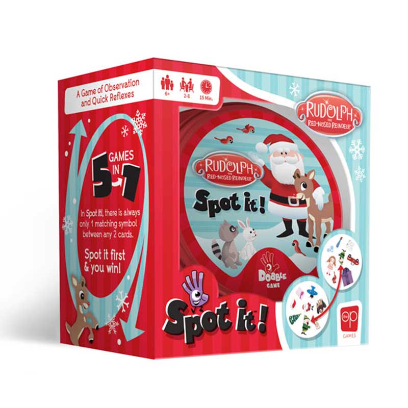 Spot It! - Rudolph the Red-Nosed Reindeer (EN) JEUX - Famille