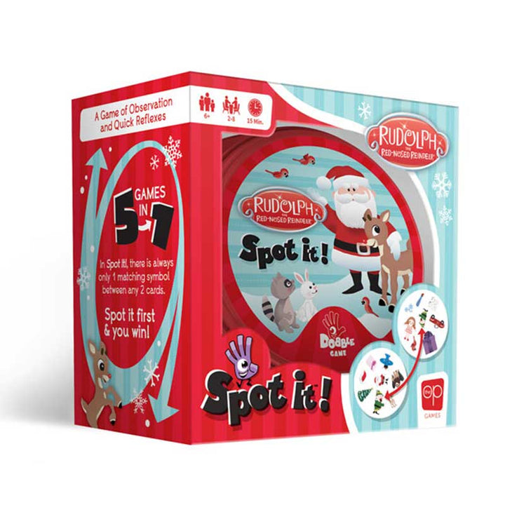 Spot It! - Rudolph the Red-Nosed Reindeer (EN) JEUX - Famille
