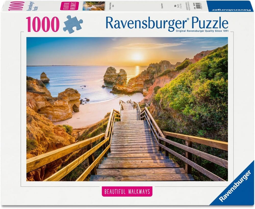Stairway to Camilo Beach, Algarve (1000pcs) CASSE-TÊTE - 1000 morceaux
