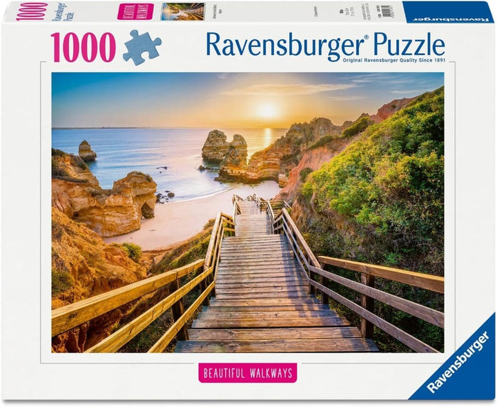 Stairway to Camilo Beach, Algarve (1000pcs) CASSE-TÊTE - 1000 morceaux