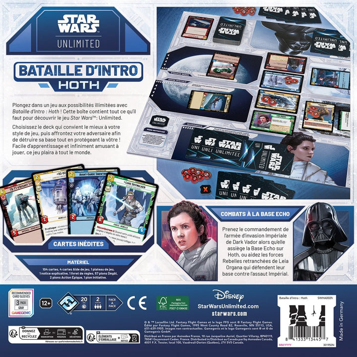 Star Wars: Unlimited - Bataille d'Intro:  Hoth (FR) JEUX - Stratégie - Stratégie intermédiaire