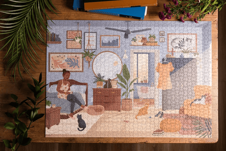 Sunday Morning (1000 pcs) CASSE-TÊTE - 1000 morceaux