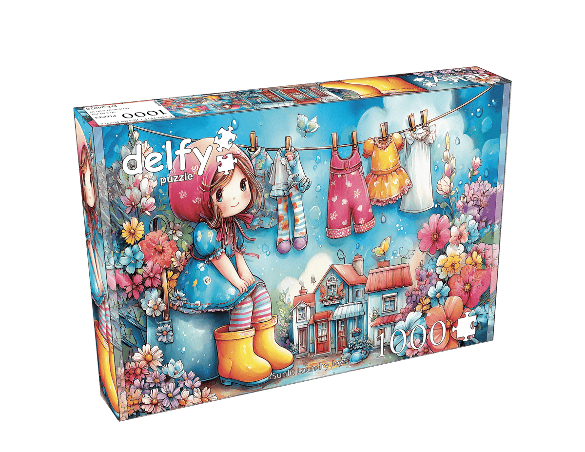 Sunlit Laundry Joy (1000pcs) CASSE-TÊTE - 1000 morceaux