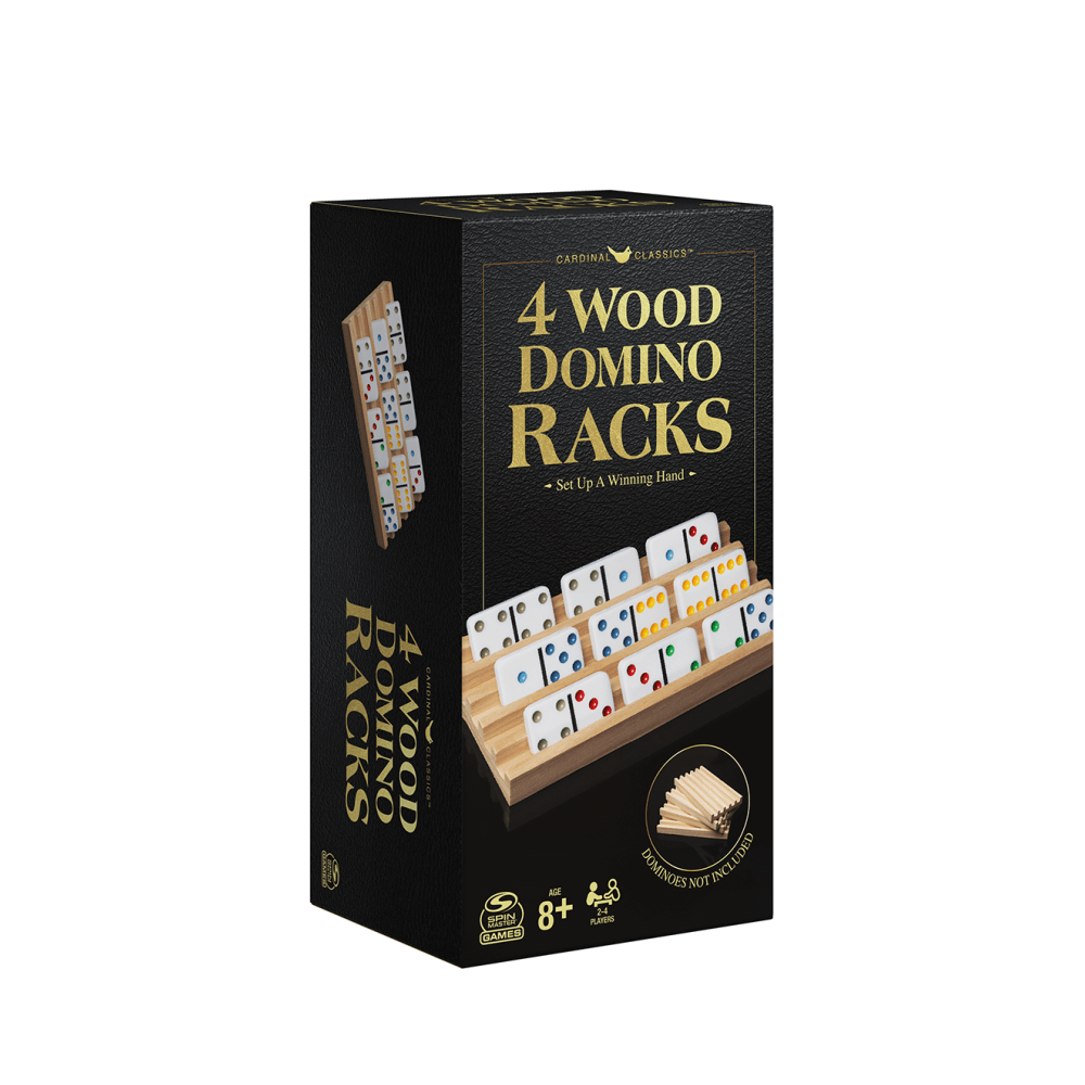 Support en bois pour dominos 4 pièces Accessoires - Pièces de jeu