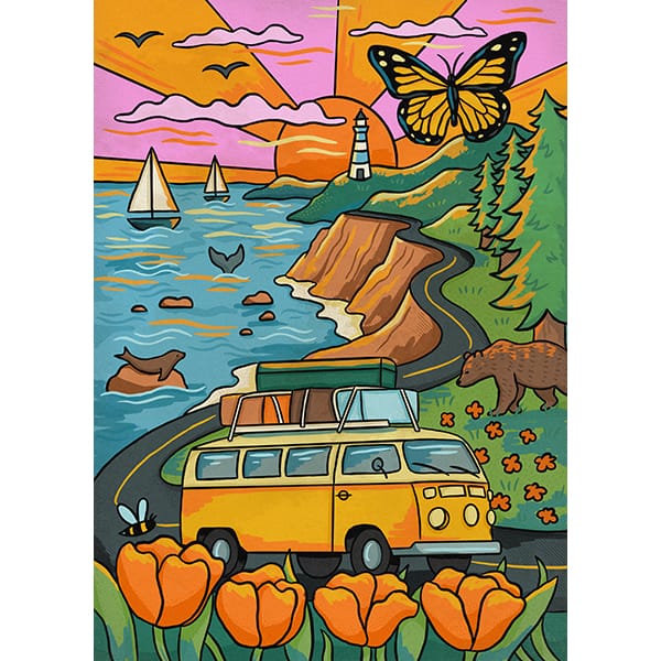 Sur la route, Lisa  McCormick (500pcs) CASSE-TÊTE - 400 - 550 morceaux
