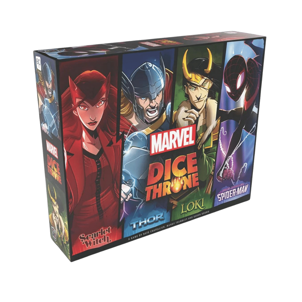 Marvel Dice Throne: 4-Hero Box - Scarlet Witch, Thor, Loki, and Spider-Man (EN)