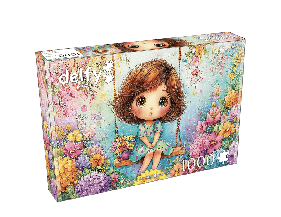 Swing Among Blossoms (1000pcs) CASSE-TÊTE - 1000 morceaux