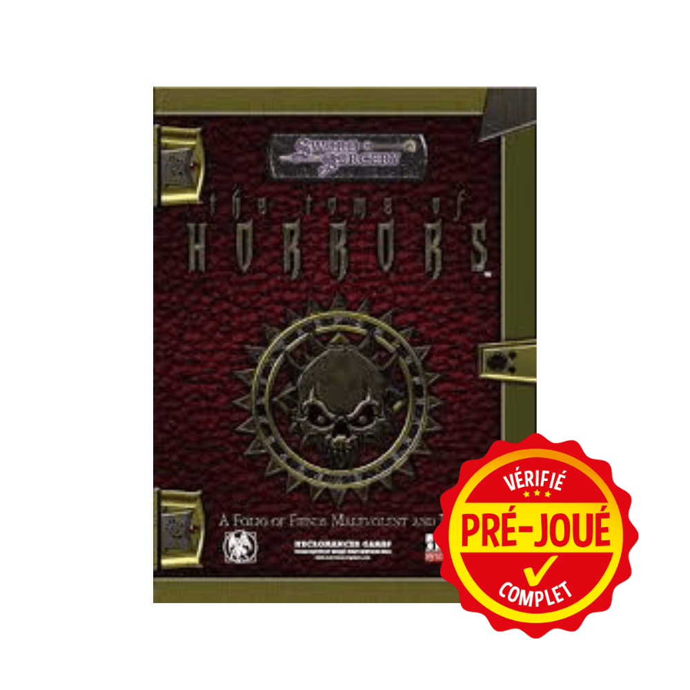 Sword & sorcery : The tome of Horrors [pré-joué] (EN) BAZAR - Bazar - COOP
