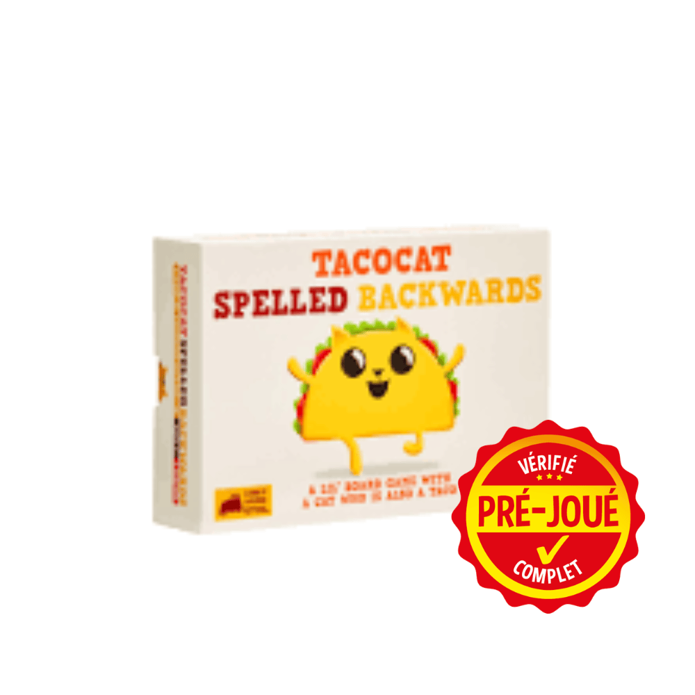Tacocat Spelled Backwards (pré-joué) (EN) BAZAR - Bazar - Jeu de cartes