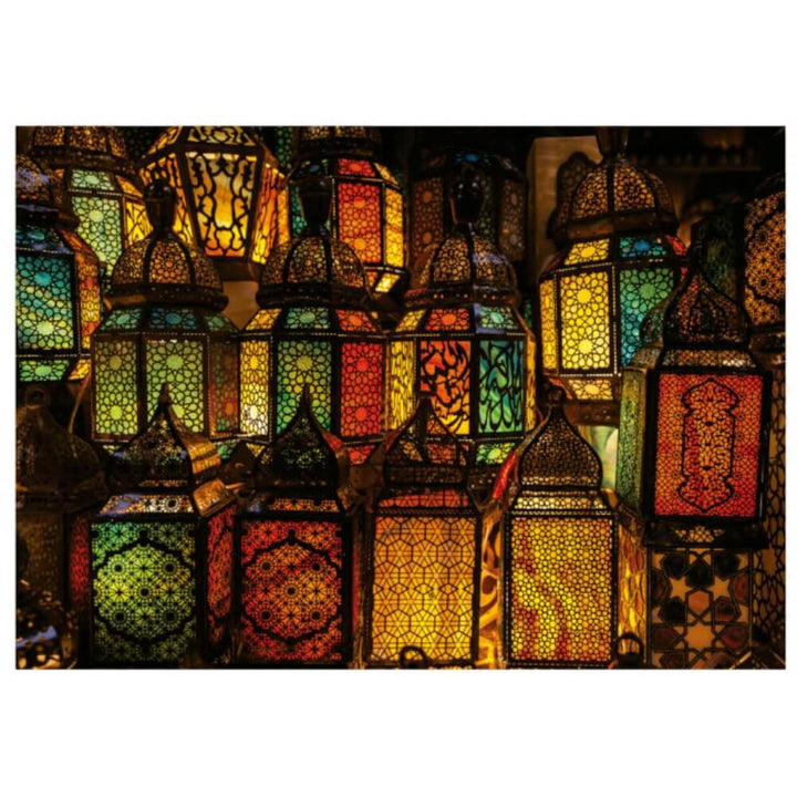 Collage de lanternes casse-tête Educa | Lantern Collage Puzzle