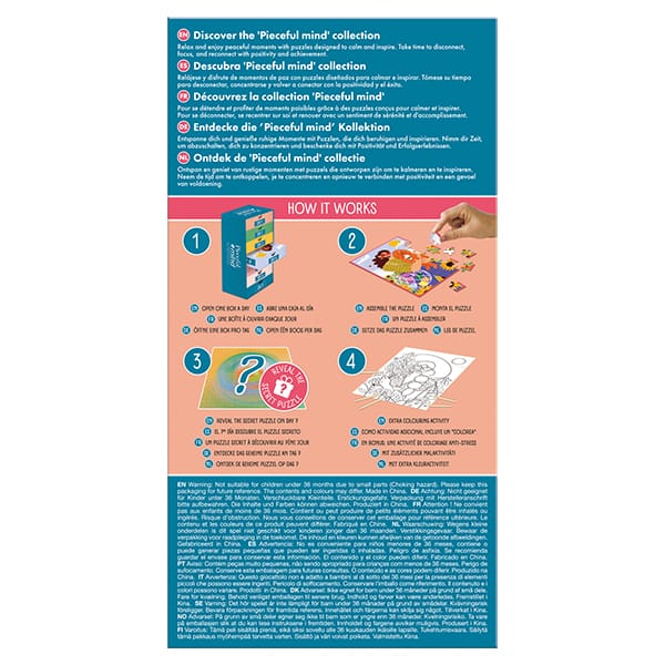 Take a Moment - Activité de coloriage (6 x 54pcs) CASSE-TÊTE - 50 - 99 morceaux