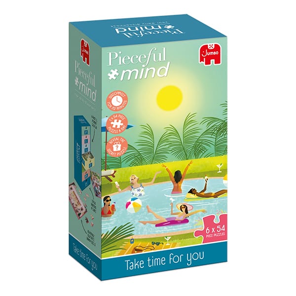 Take Time for You - Activité de coloriage (6 x 54 pcs) CASSE-TÊTE - 50 - 99 morceaux