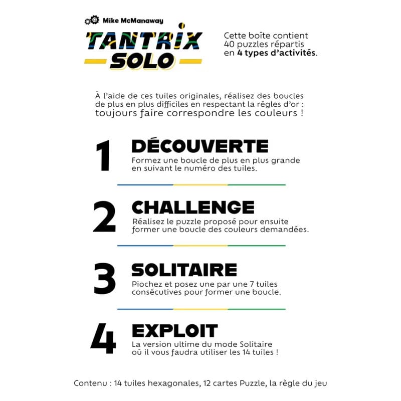 Tantrix: Solo (FR) JEUX - Solo