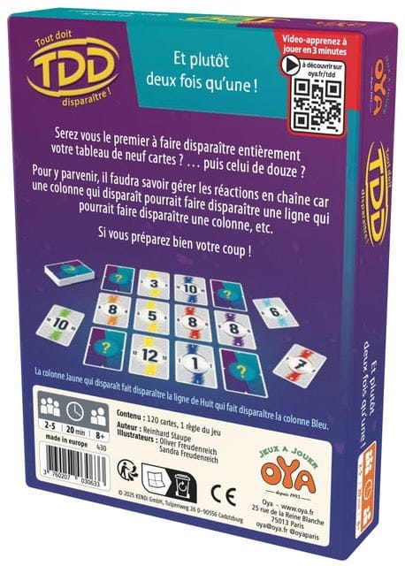 TDD -  Tout Doit Disparaître (FR) JEUX - Famille