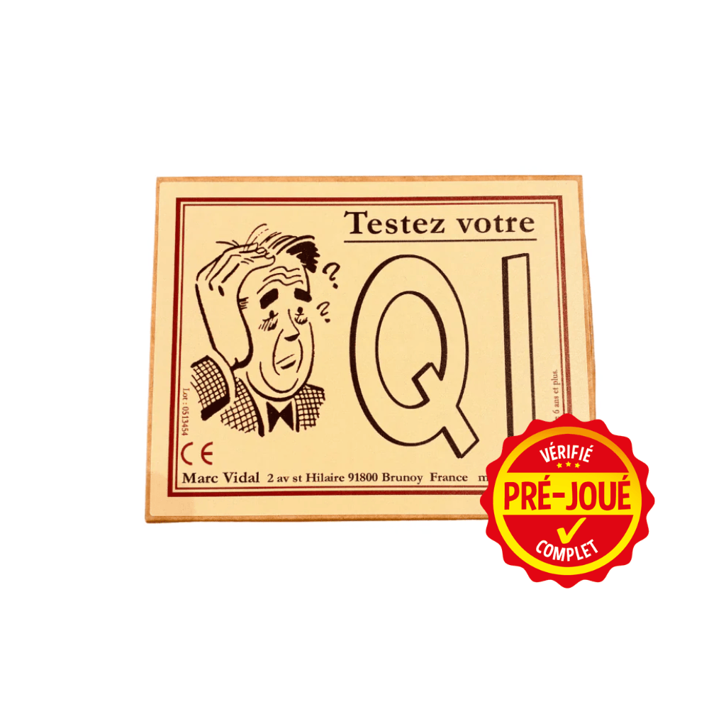 Testez votre QI (pré-joué) (FR) BAZAR