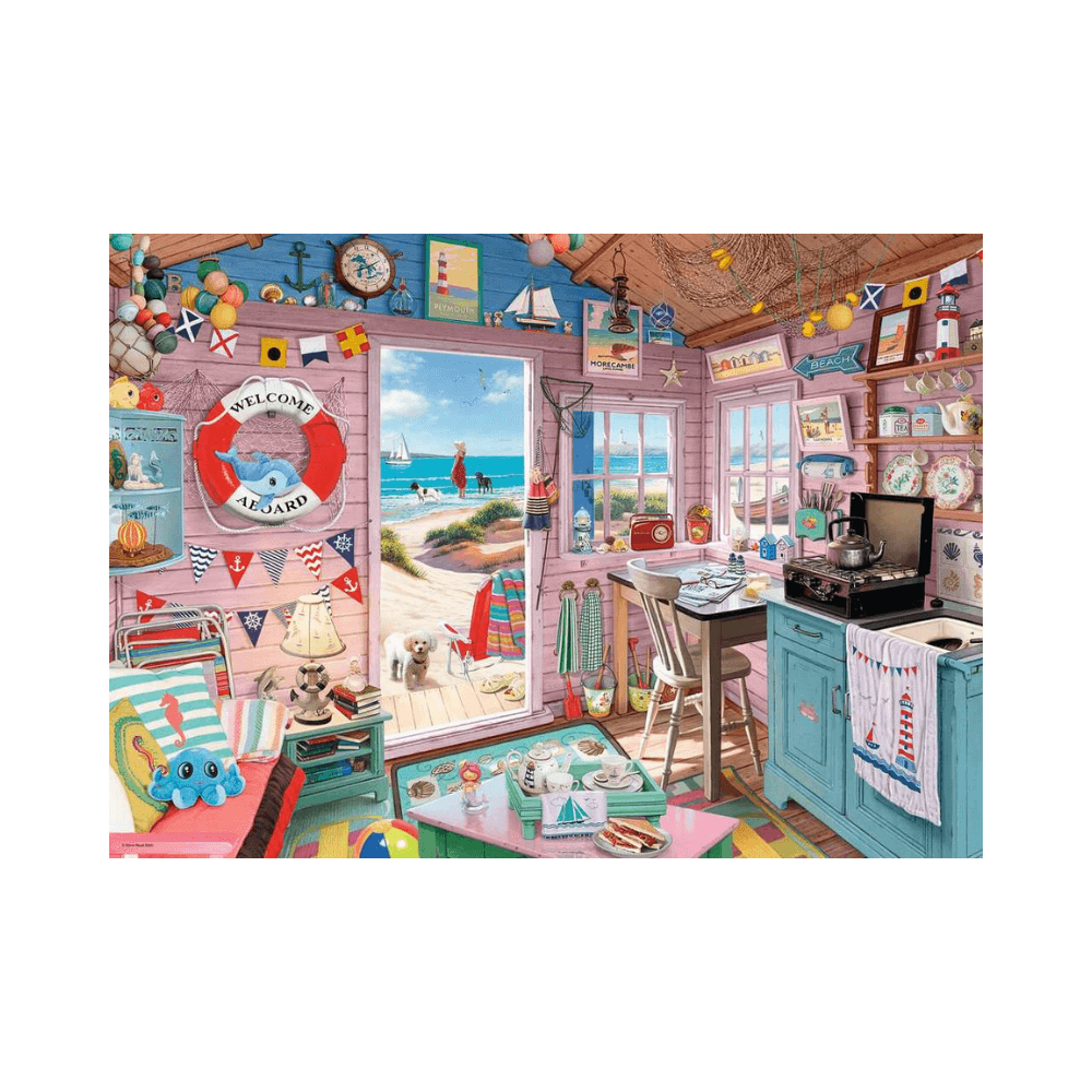 The Beach Hut (1000 pc) CASSE-TÊTE - 1000 morceaux