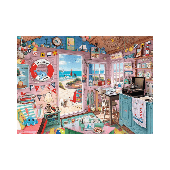 The Beach Hut (1000 pc) CASSE-TÊTE - 1000 morceaux