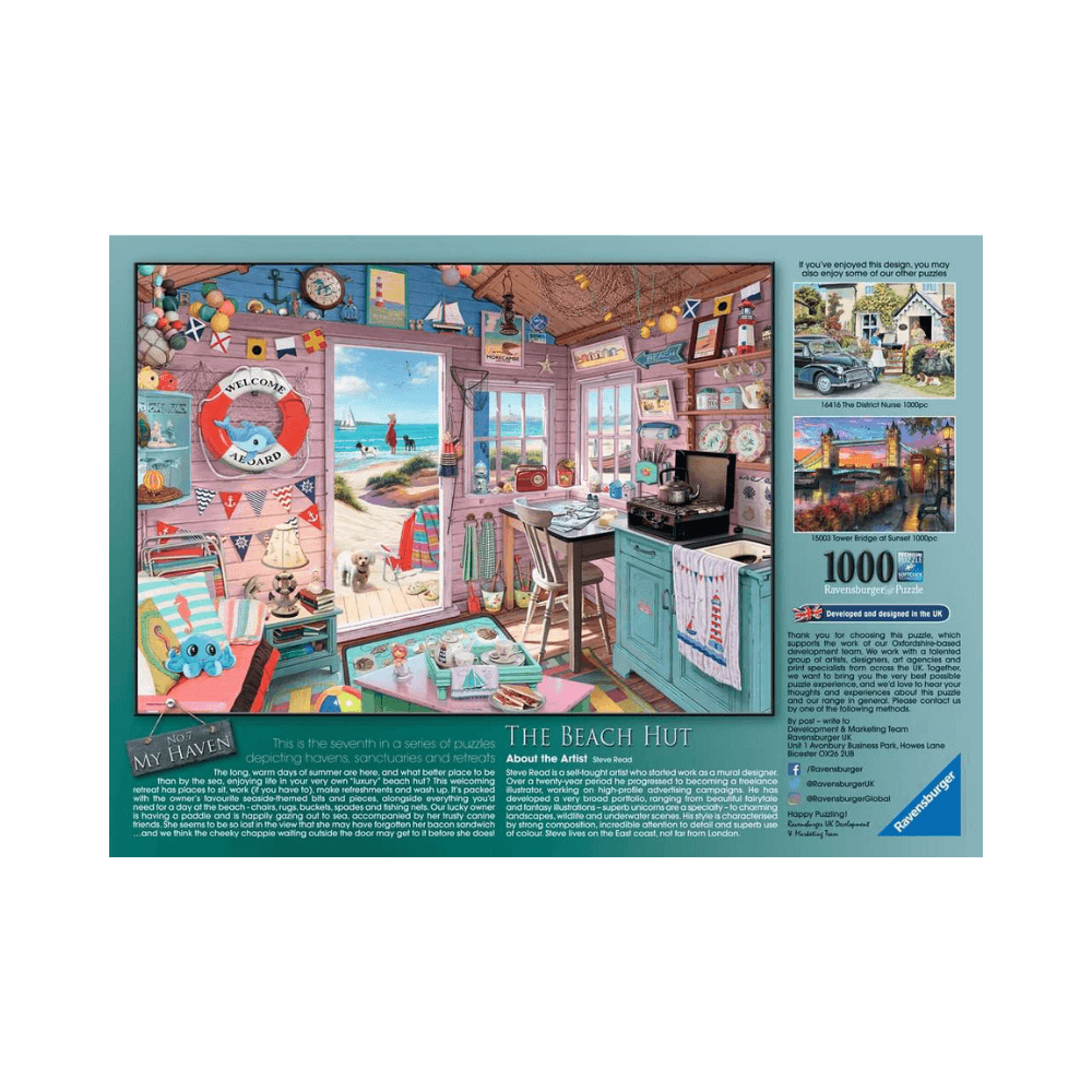 The Beach Hut (1000 pc) CASSE-TÊTE - 1000 morceaux