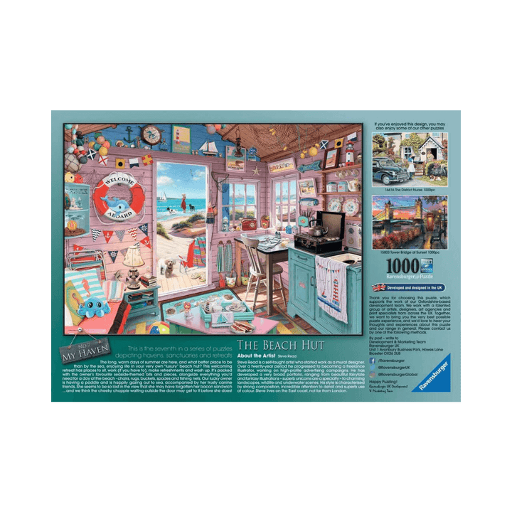The Beach Hut (1000 pc) CASSE-TÊTE - 1000 morceaux