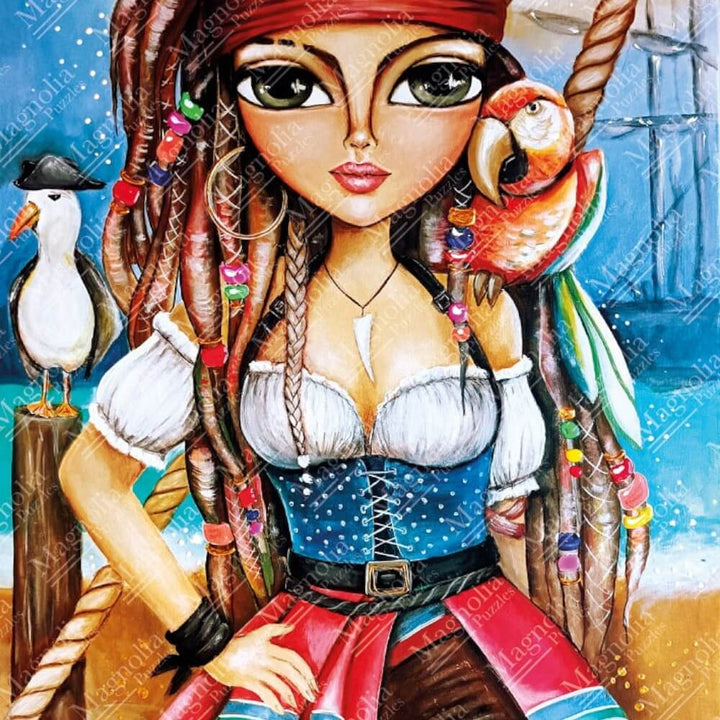 The Beautiful Pirate (Puzzle 1000 pcs) CASSE-TÊTE - 1000 morceaux
