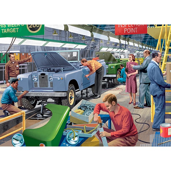 The Car Factory (1000 pcs) CASSE-TÊTE - 1000 morceaux
