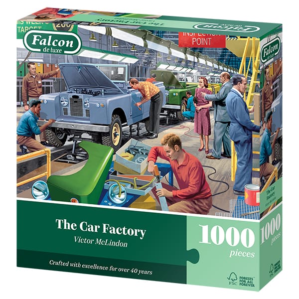 The Car Factory (1000 pcs) CASSE-TÊTE - 1000 morceaux