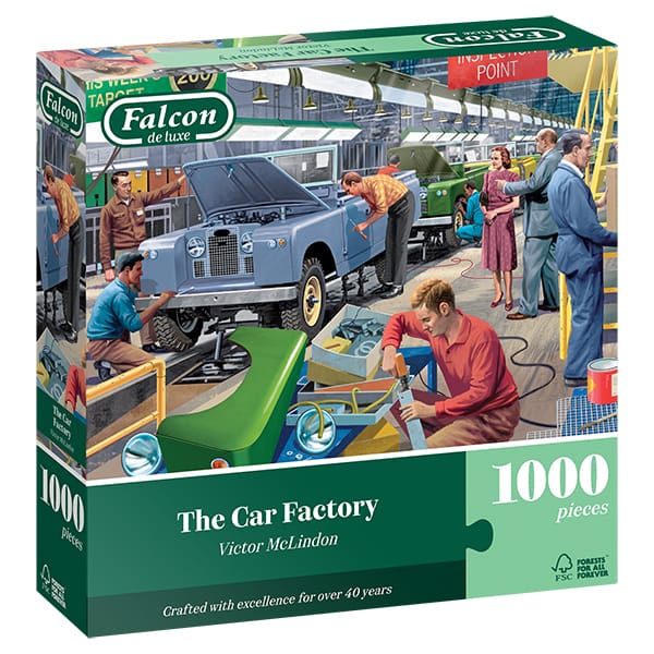 The Car Factory (1000 pcs) CASSE-TÊTE - 1000 morceaux
