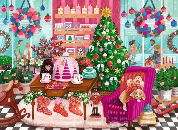 The Christmas Boutique (500 pcs) CASSE-TÊTE - 400 - 550 morceaux
