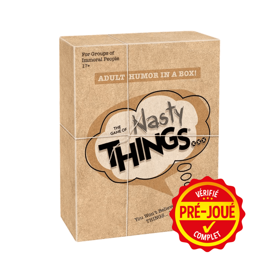The game of nasty things (pré-joué) (EN) BAZAR - Bazar - Ambiance (party)