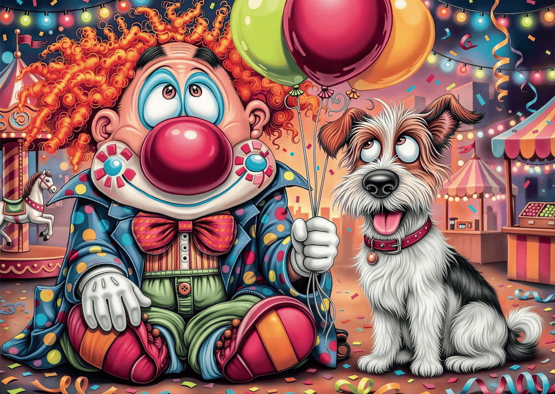 The Gentle Clown (1000pcs) CASSE-TÊTE - 1000 morceaux