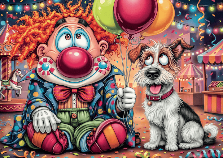 The Gentle Clown (1000pcs) CASSE-TÊTE - 1000 morceaux