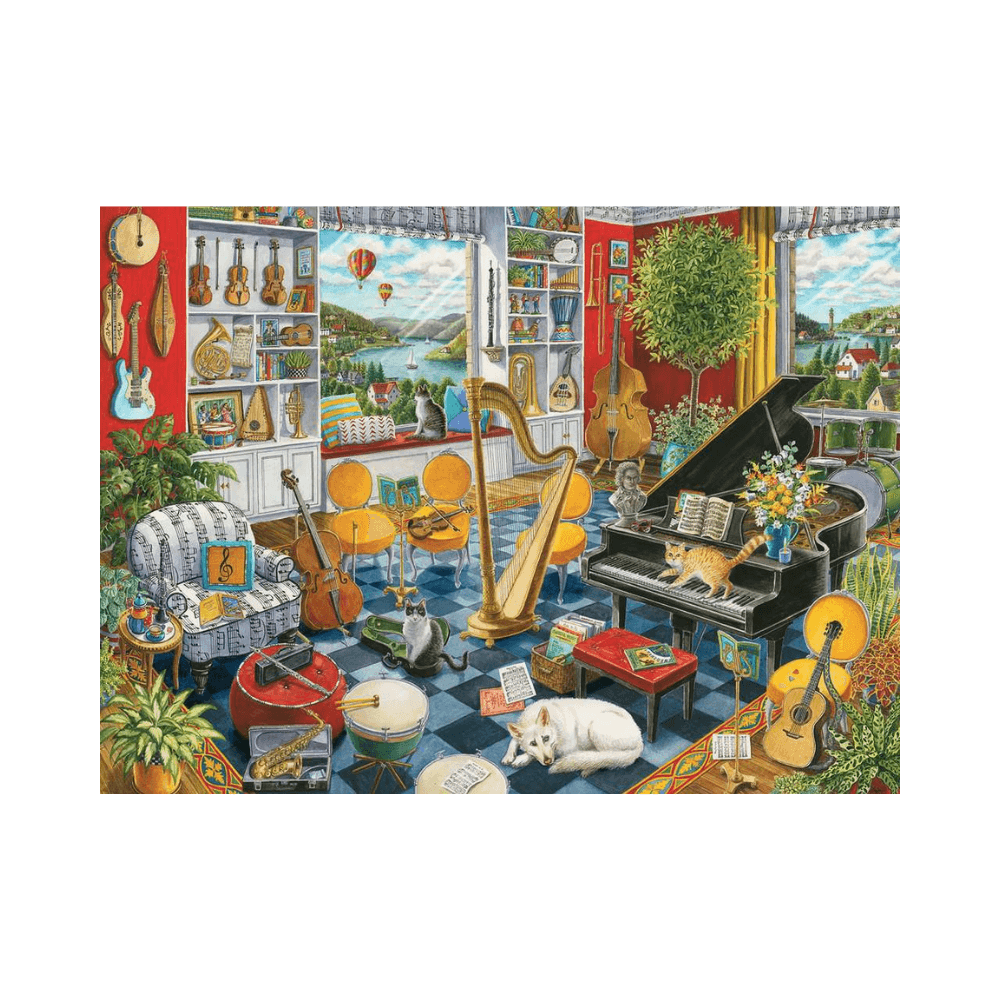 The Music Room (500 pc) CASSE-TÊTE - 400 - 550 morceaux