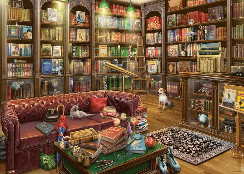 The Reading Room (1000 pcs) CASSE-TÊTE - 1000 morceaux