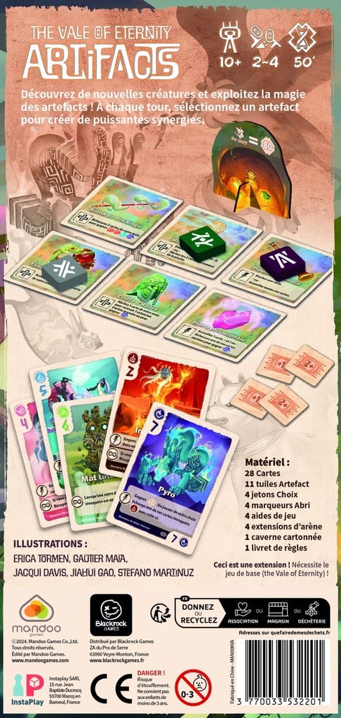 The Vale of Eternity : Ext. Artifacts (FR) JEUX - Stratégie - Stratégie léger