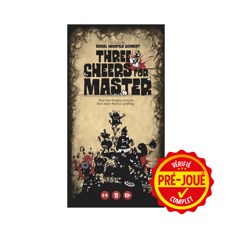 Three cheers for Master (pré-joué) (EN) BAZAR - Bazar - Ambiance (party)