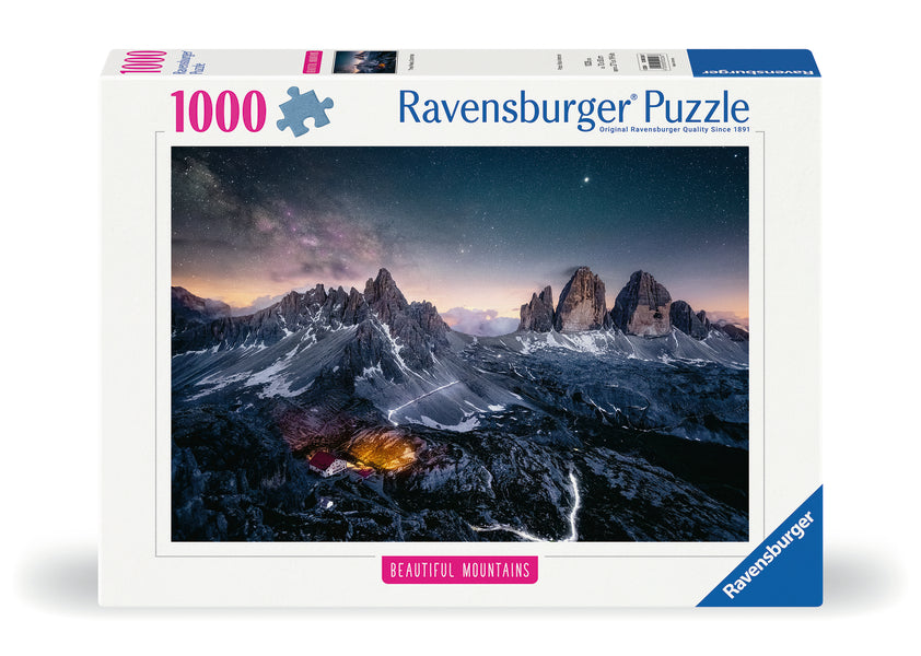 Three Peaks, Dolomites (1000pcs) CASSE-TÊTE - 1000 morceaux