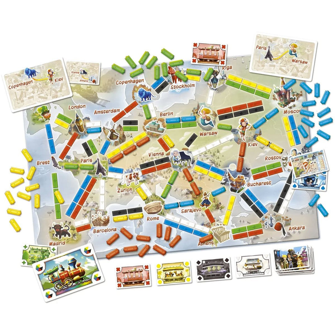 Ticket to Ride - Europe - First Journey (ML) JEUX - Enfants - Enfants 6 ans +