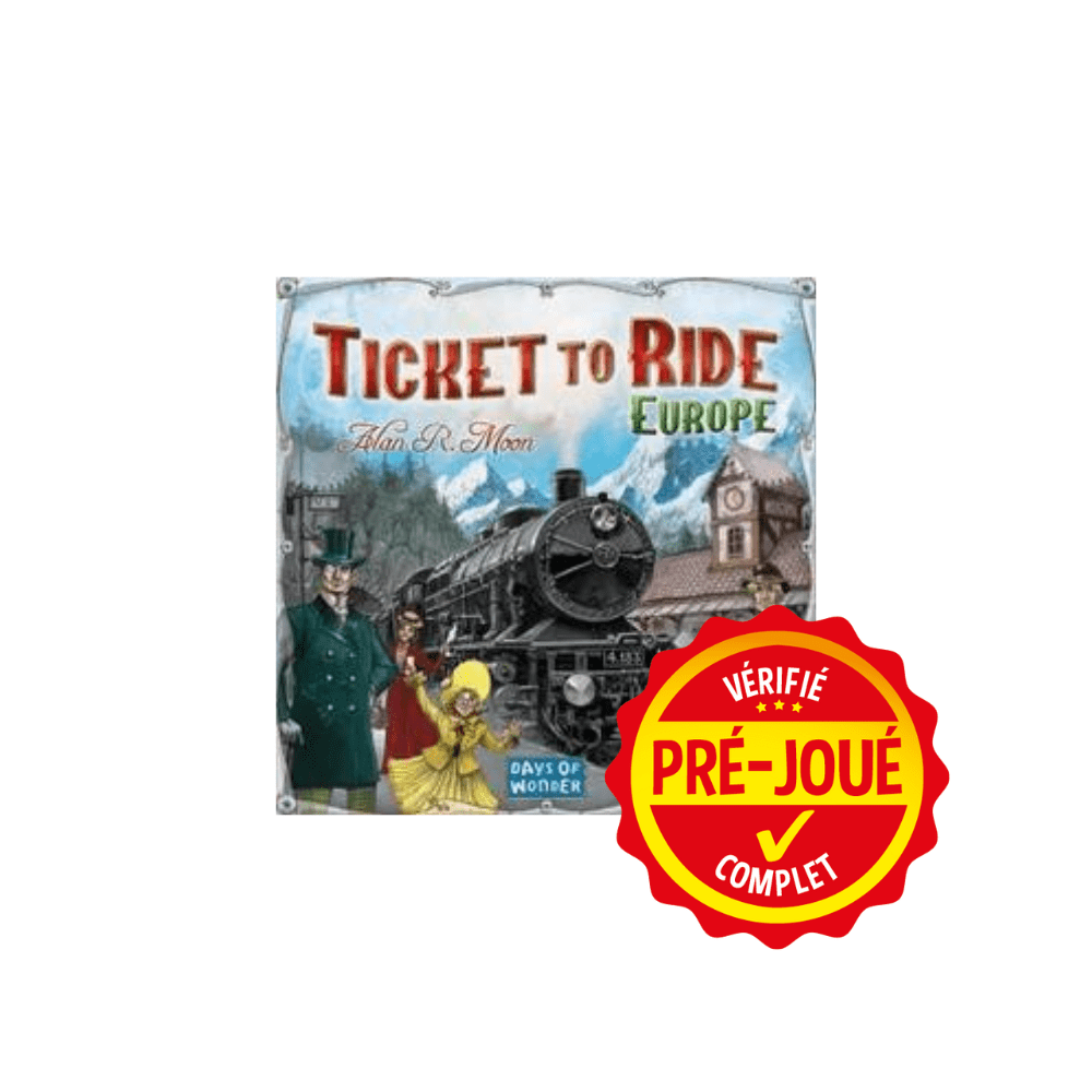 Ticket to Ride: Europe (pré-joué) (EN) BAZAR - Bazar - Famille
