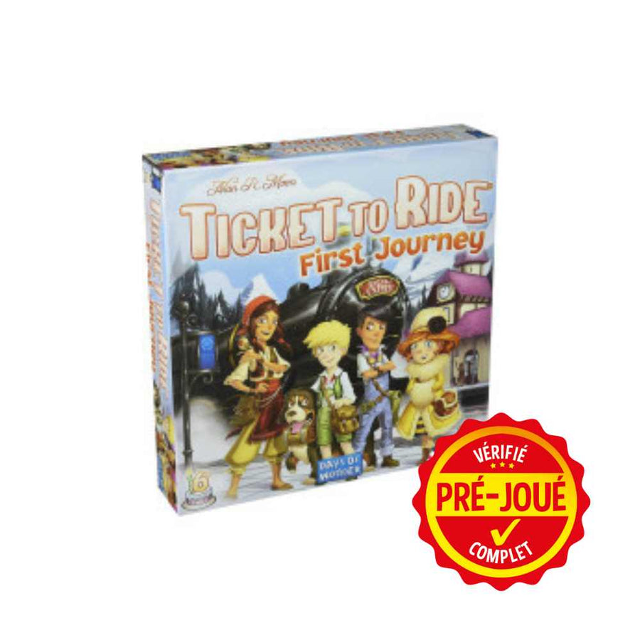 Ticket to Ride: First Journey (pré-joué) (EN) BAZAR - Bazar - Famille