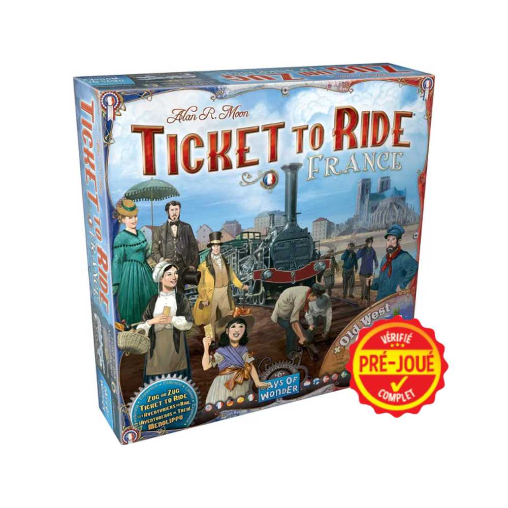 Ticket to Ride: France (pré-joué) (ML) BAZAR - Bazar - Famille