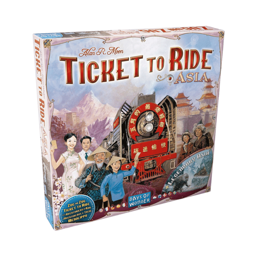 Ticket to Ride: Map #1 - Asia Exp. (ML) JEUX - Famille
