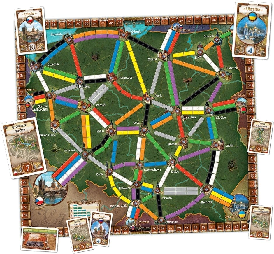 Ticket to Ride: Map 6.5 Poland (ML) JEUX - Famille
