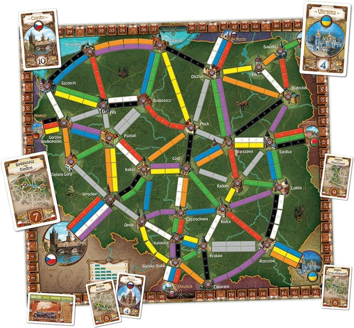 Ticket to Ride: Map 6.5 Poland (ML) JEUX - Famille
