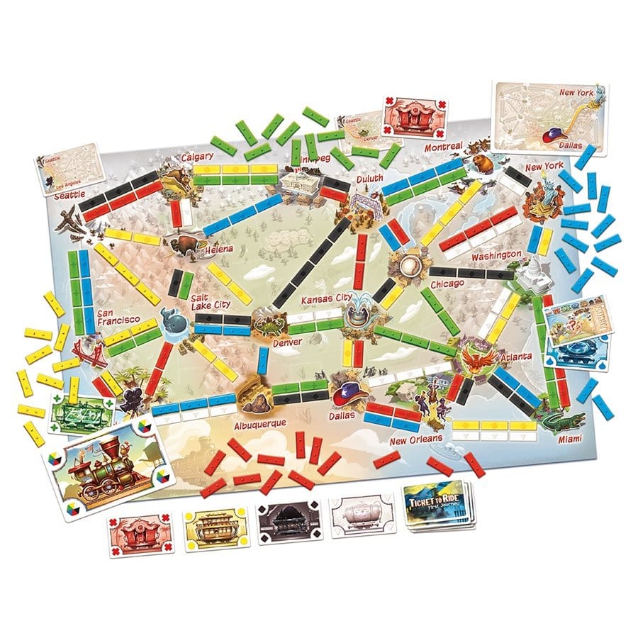 Ticket to Ride - USA - First Journey (EN) JEUX - Enfants - Enfants 6 ans +