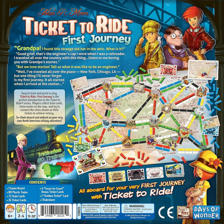 Ticket to Ride - USA - First Journey (EN) JEUX - Enfants - Enfants 6 ans +