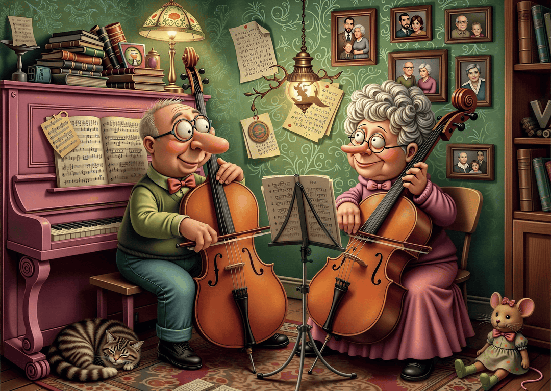 Timeless Music Duo (1000pcs) CASSE-TÊTE - 1000 morceaux