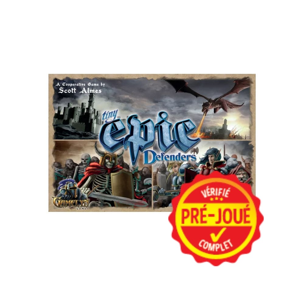 Tiny Epic Defenders 1st edition (pré-joué) (EN) BAZAR - Bazar - Stratégie