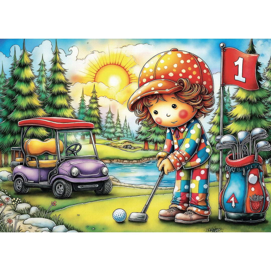 Tiny Tee Time (1000pcs) CASSE-TÊTE - 1000 morceaux