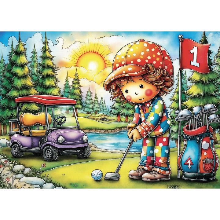 Tiny Tee Time (1000pcs) CASSE-TÊTE - 1000 morceaux