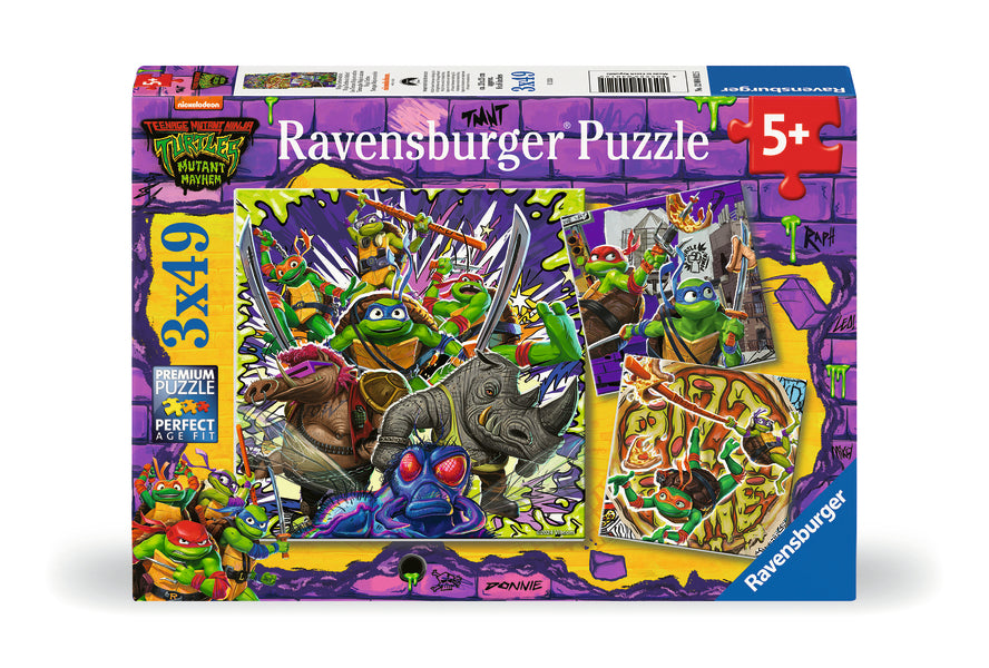 TMNT (3x49pcs) CASSE-TÊTE - 25-49 morceaux